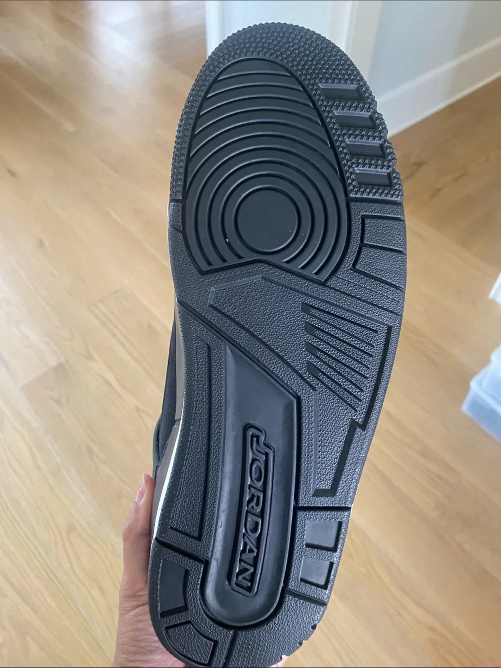 Jordan Black and White Men's Low-Top Sneakers